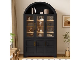 Buffet    <strong></strong> <strong>Qualité haut de gamme</strong> - 110 cm coloris noir 