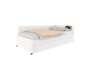Lit cabane 90x200 cm <strong></strong>  <strong></strong> coloris blanc