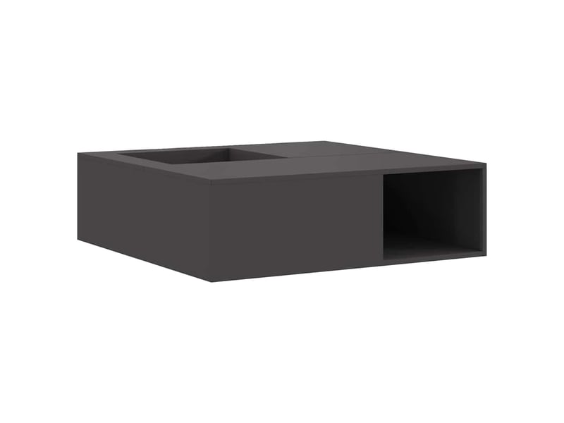  Brasero exterieur, foyer de cheminée noir 100x100x30 cm acier patiné  - Conforama A