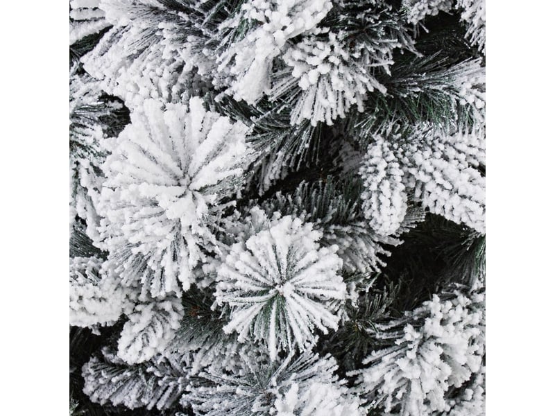  Sapin de noël artificiel enneigé 210 cm garlenda  - Conforama C