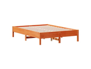 Lit 2 places 120x190cm    coloris marron