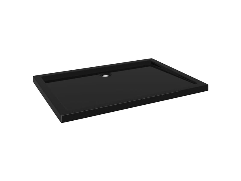  Receveur de douche base de douche bac de douche salle de bain toilette salle d’eau maison intérieur rectangulaire 70x100 cm abs noir 02_0001959  - Conforama A