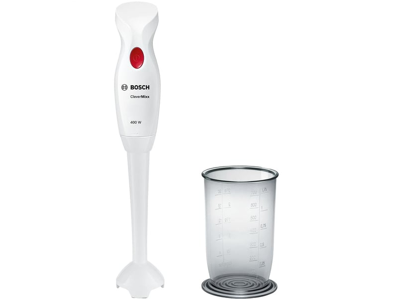  Bosch - mixeur plongeant 400w blancrouge  msm14100 - clevermixx MSM14100 - Conforama A