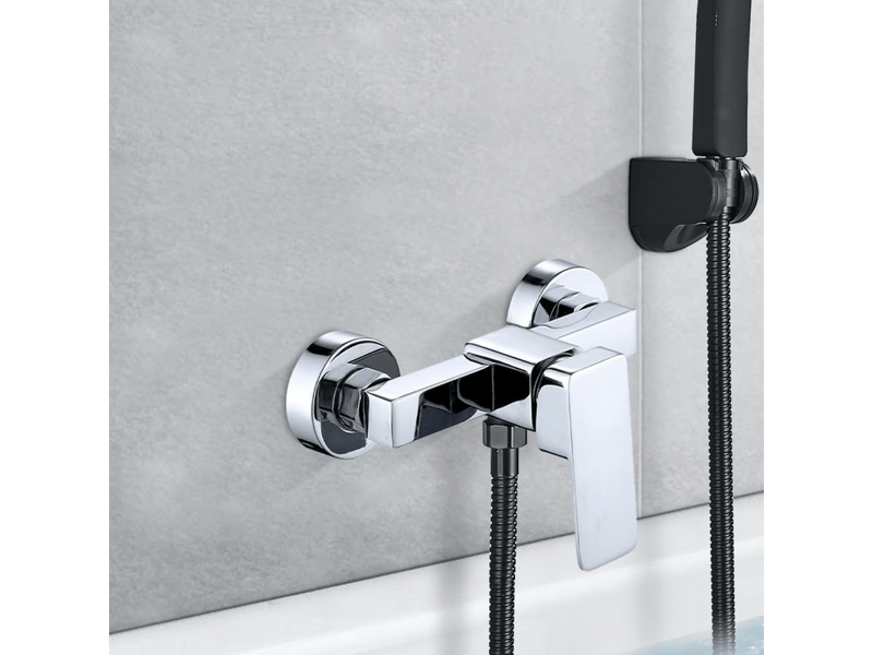  Mitigeur de douche monocommande mitigeur de douche mural filetage g12 convient à un usage résidentiel et commercial  - Conforama D