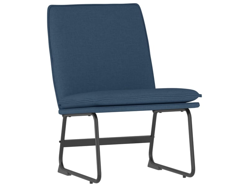  Chaise longue bleu 52x75x76 cm tissu cf28536  - Conforama A