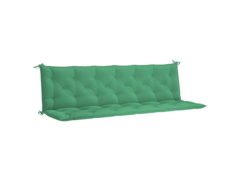 Coussin de banc de jardin, coussin d'assise vert 200x(50+50)x7 cm tissu oxford cf52859 - Conforama A