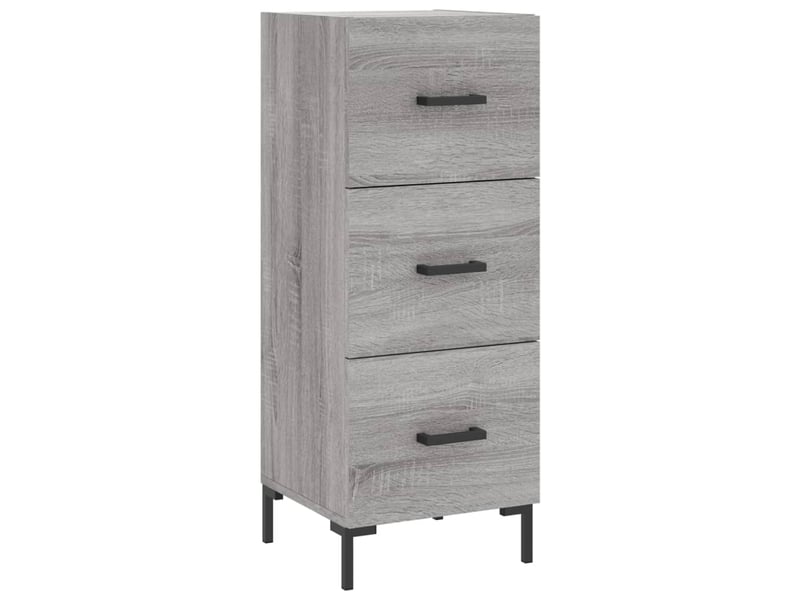  Buffet - bahut - meuble de rangement sonoma gris 34,5x34x90 cm bois d'ingénierie  - Conforama A