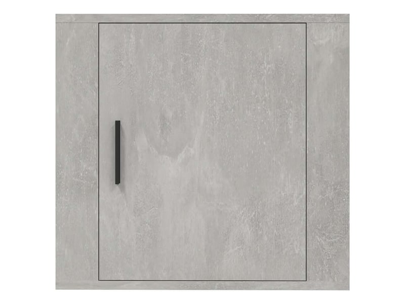  Table de chevet - cabinet de chevet - table de nuit murale gris béton 50x30x47 cm  - Conforama D
