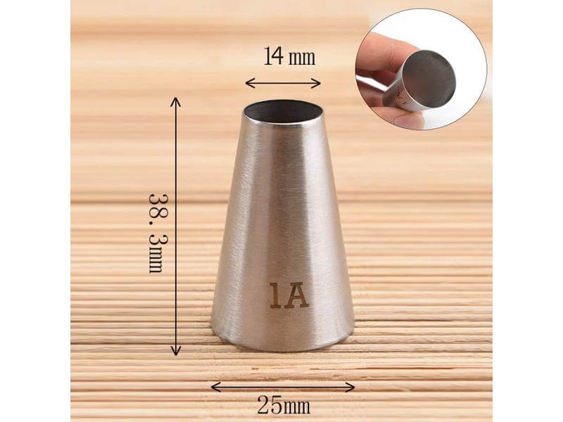 5 pcs grandes douilles de glaçage pour la décoration de gâteaux et cupcakes  - Conforama E