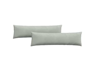 Lot de 2 coussins de canapé, coussins décoratifs gris clair 145 x 40 cm cf59060