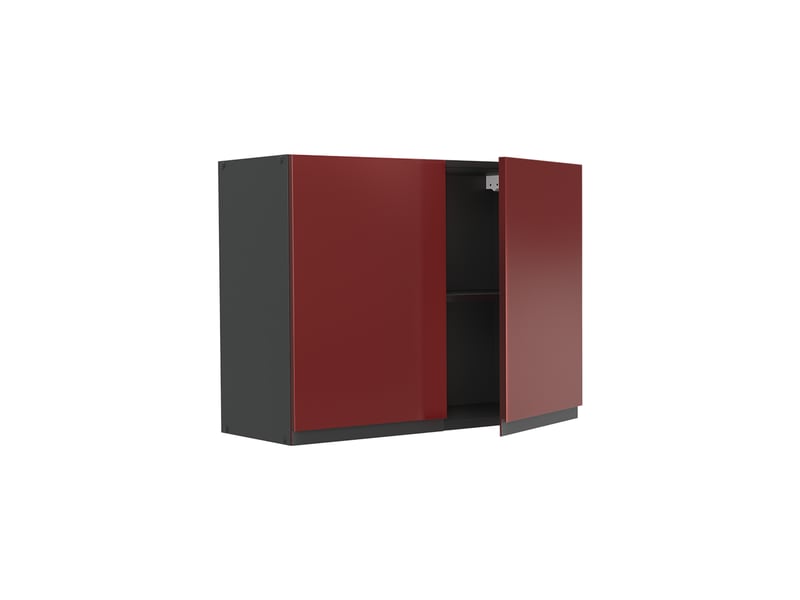 Vicco armoire en verre, rougeanthracite, 80cm - Conforama C