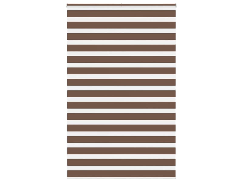 Store zèbre, store de fenêtre marron 150x200cm largeur du tissu 145,9cm polyester cf48685 - Conforama B
