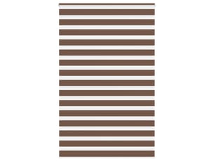 Store zèbre, store de fenêtre marron 150x200cm largeur du tissu 145,9cm polyester cf48685