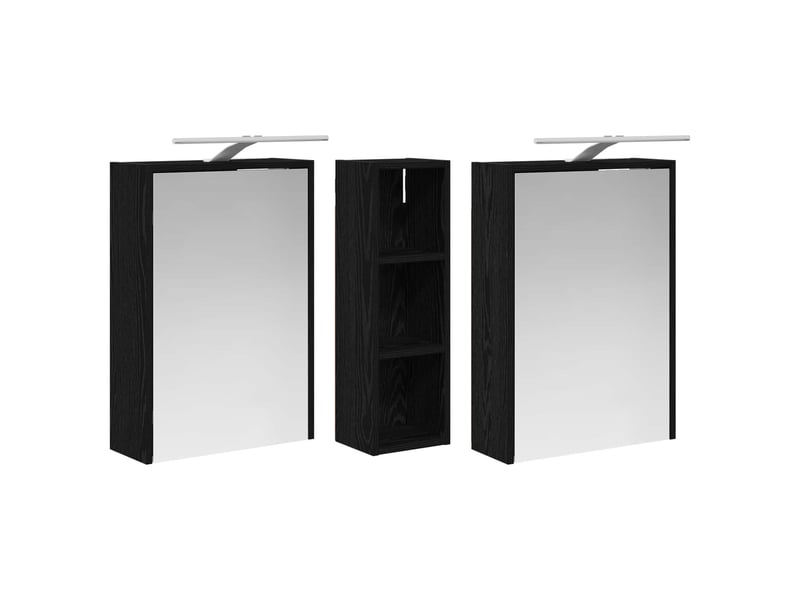 Ensemble de meubles de salle de bain 3 pcs 106x16x62.5 cm shl4347  - Conforama E