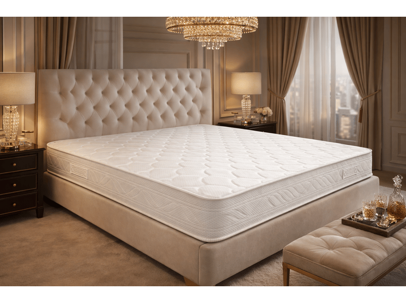 Matelas ferme avec face de contact latex pour canapé lit 160x200 x 10 cm - 5 zones de confort - très respirant  - Conforama B