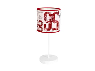 Lampe à poser enfant fabrilamp dorsal rouge 1xe14 38 x 16 x 16 cm