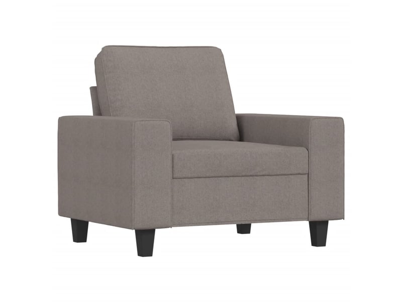  Fauteuil de relaxation, fauteuil taupe 60 cm tissu  - Conforama A