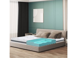 Matelas 70x140 cm <strong>THE WHITE STONE</strong> <strong></strong> Mousse soutien Ferme épaisseur 16 cm
