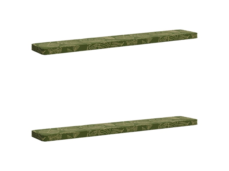  Lot de 2 coussins de banc, coussins d'assise vught 100 % polyester cf58360  - Conforama A