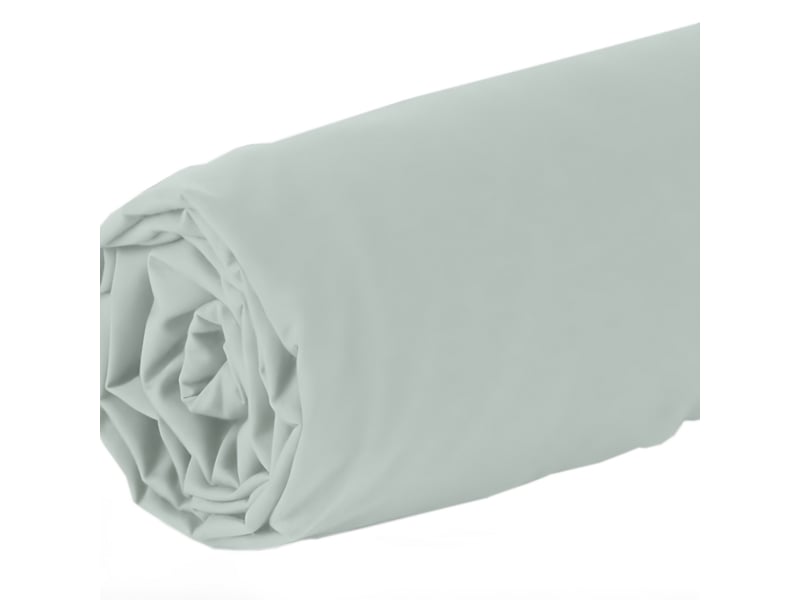  Drap housse 140x190 cm bambou métis vert PD23149 - Conforama B