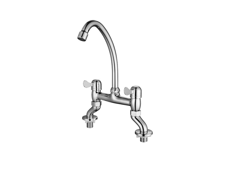  Robinet mitigeur d'évier double poignées de cuisine  - Conforama A