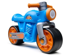 Porteur enfant moto racing hotwheels avec roues silencieuses 1 à 3 ans - falk
