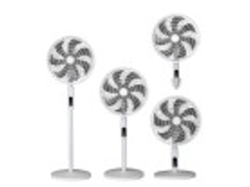  Ventilateur sur pied fabrilamp mixin 60 w 3 vitesses blanc 256341001 - Conforama B