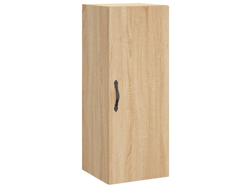  Buffet haut - bahut - meuble de rangement chêne sonoma 34,5x34x180 cm bois d'ingénierie  - Conforama E