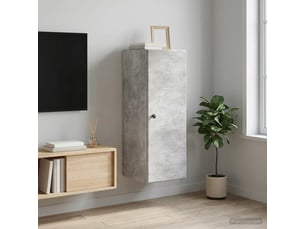 Armoire     <strong></strong> <strong></strong> coloris argenté largeur 33 cm