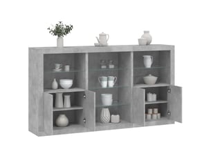 Buffet      - 60.5 cm coloris argenté 