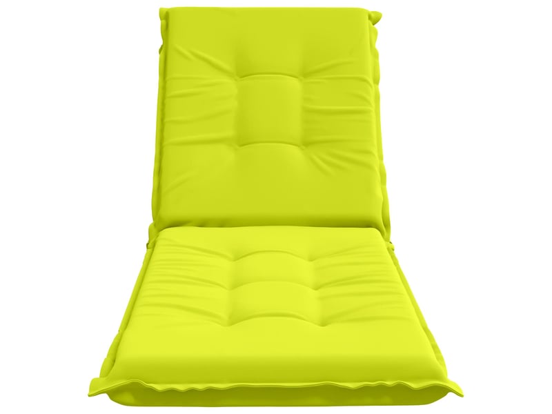  Coussin de transat, coussin pour bain de soleil gemert 100 % polyester vert vif. Cf56227  - Conforama D