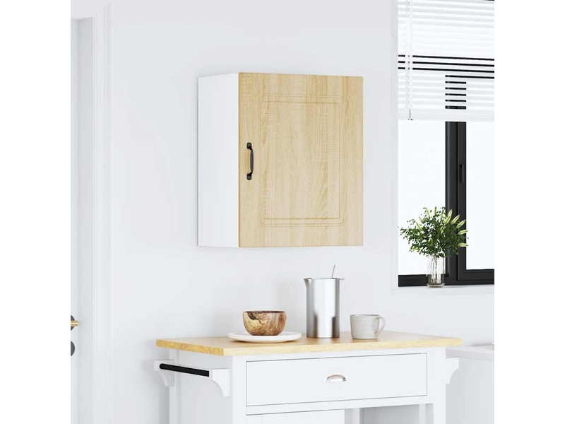  Meuble de rangement, armoire murale de cuisine kalmar en chêne sonoma bois d'ingénierie  - Conforama B