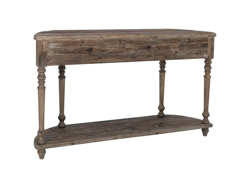  Console en bois marron 149x35x87 cm h  - Conforama D