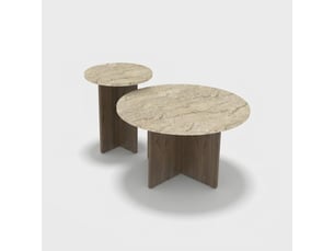 Table basse  coloris beige AHD AMAZING HOME DESIGN 