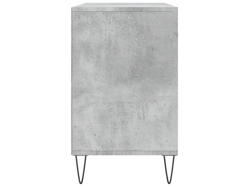 Meuble à chaussure, armoire à chaussures gris béton 102x36x60 cm bois d'ingénierie shl4833  - Conforama E