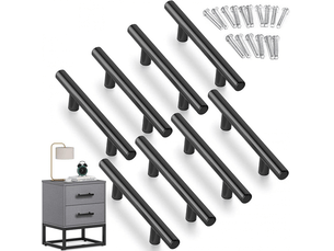 8 poignées vis inox 150mm entraxe 96mm, pour armoirescuisine