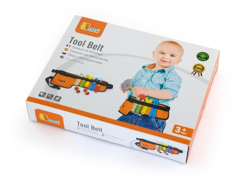  Ceinture à outils viga 50532 - le petit bricoleur en bois 6934510505325 - Conforama E
