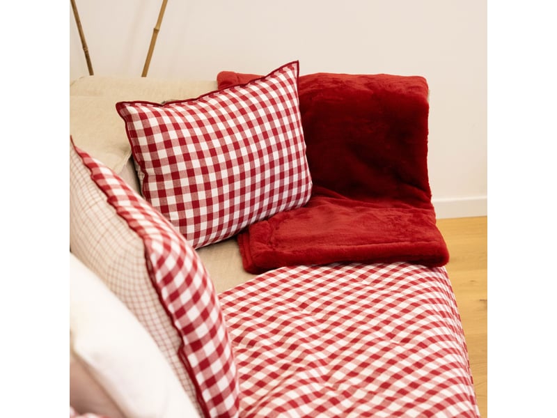  Coussin motif vichy 40x60 cm  - Conforama B