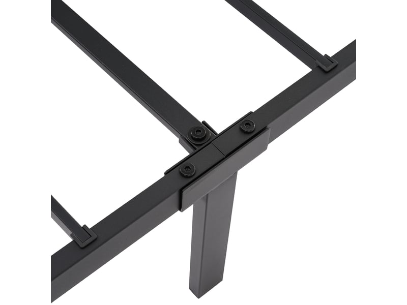  Lit avec tiroir 90x200 cm, lit simple en lin avec rangement, 3 usb, type-c et led, sans matelas, gris  - Conforama E