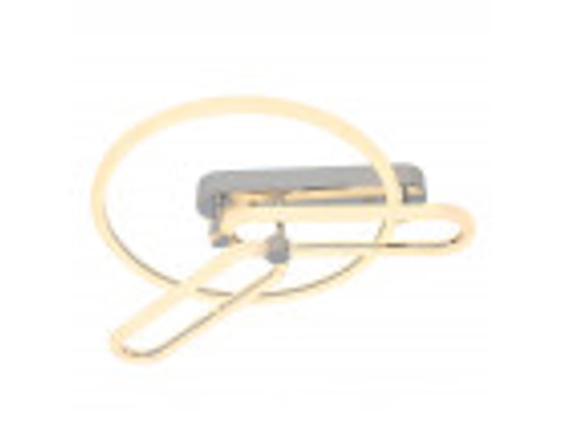  Fabrilamp adhara, plafonnier, moderne, led, 78 w, 10530 lm, 3000-4000-6500 k, chromé, 8 x 53 x 43 cm 171985820 - Conforama D