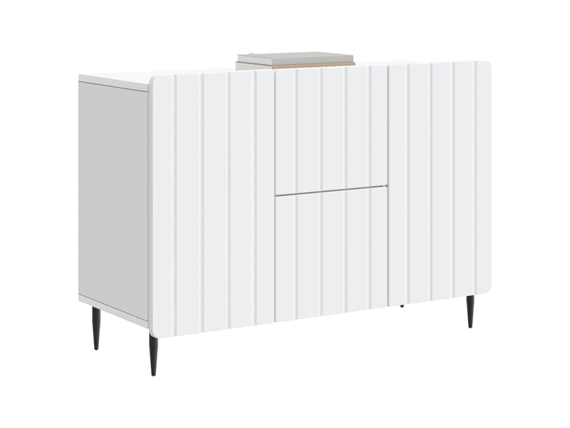  Buffet - bahut - meuble de rangement blanc 89 x 34,5 x 62 cm bois d'ingénierie  - Conforama C