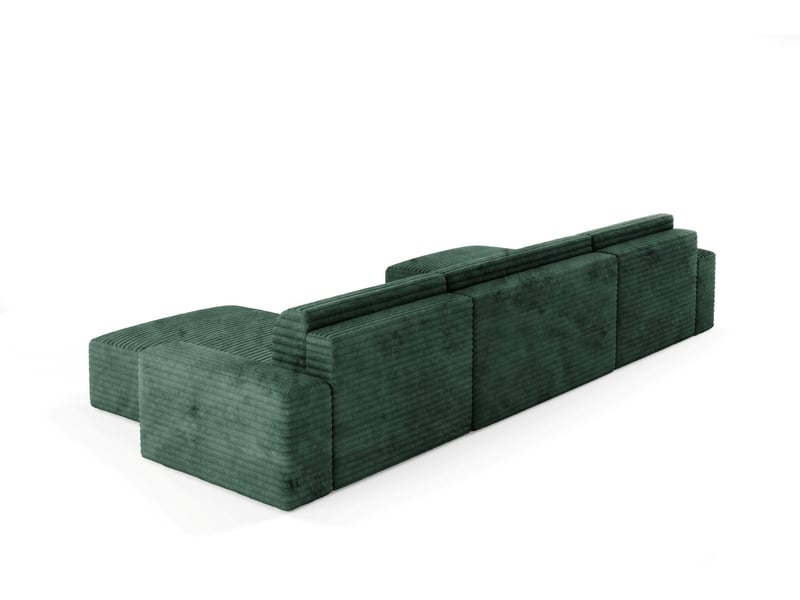 Canapé d’angle coco u avec fonction de couchage couleur : tilia 39 - Conforama E