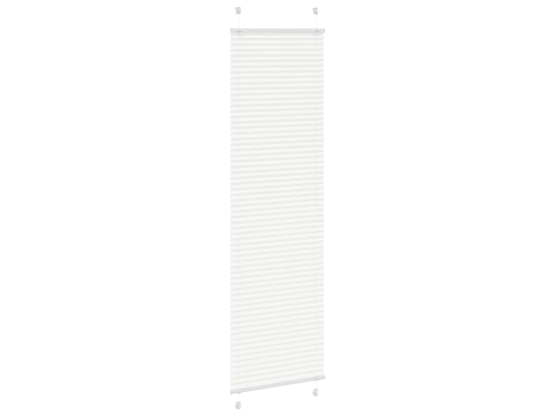  Store plissé, store de fenêtre blanc 60x200 cm largeur du tissu 59,4 cm polyester cf46751  - Conforama C