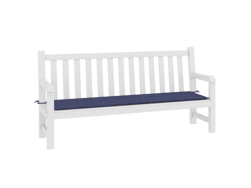  Coussin de banc de jardin, coussin d'assise bleu marine 200x50x3 cm tissu oxford cf52690  - Conforama C
