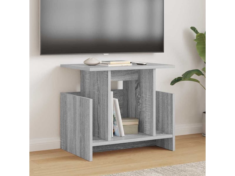  Meuble tv - banc tv - meuble de rangement 2 pcs gris sonoma bois d'ingénierie  - Conforama B