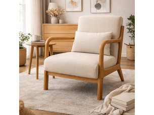 Fauteuil lounge – assise profonde – style élégant