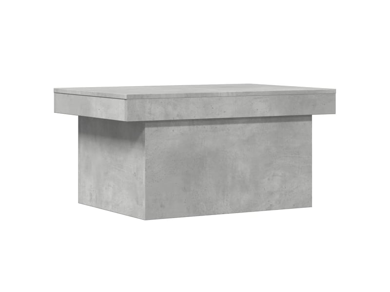  Table basse - table de salon - table à thé gris béton 100x55x40 cm bois d'ingénierie  - Conforama A