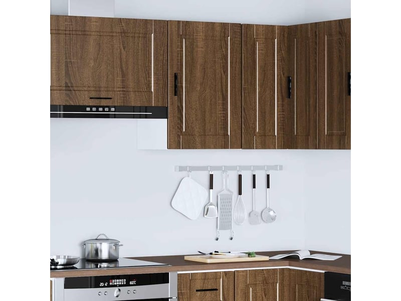  Armoire murale de cuisine porto chêne marron bois d'ingénierie shl7873  - Conforama D