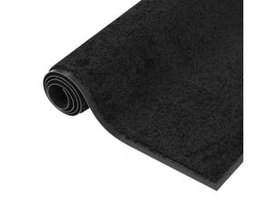 Paillasson rayé noir 60x80 cm - comfortxl