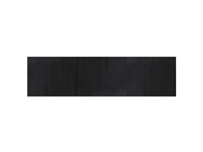  Tapis rectangulaire noir 80x300 cm bambou - comfortxl 376780 - Conforama A